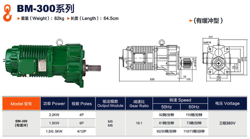 Crane-geared-motor-bm-300-6